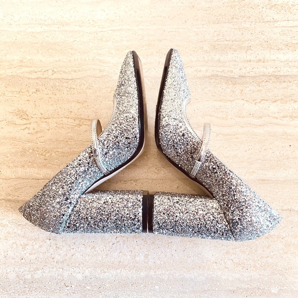 No 21 Designer Glitter Mary Jane Pumps - Picture 6 of 14